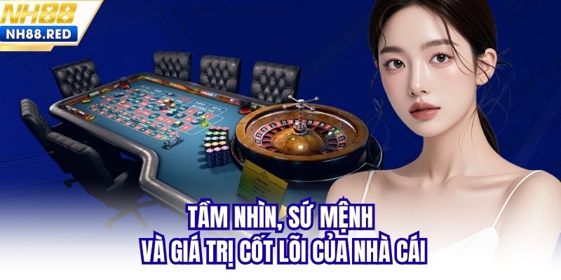 Tầm nhìn, sứ mệnh và giá trị cốt lõi của nhà cái